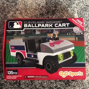 Cleveland Indians ballpark cart building blocks. Mimi figure offer expired